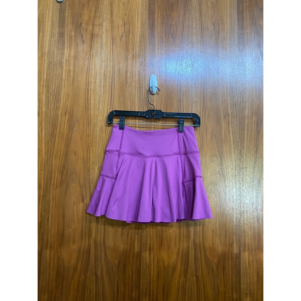 FP Movement Womens Purple Pleated Athletic Tennis Skort Size S Activewear